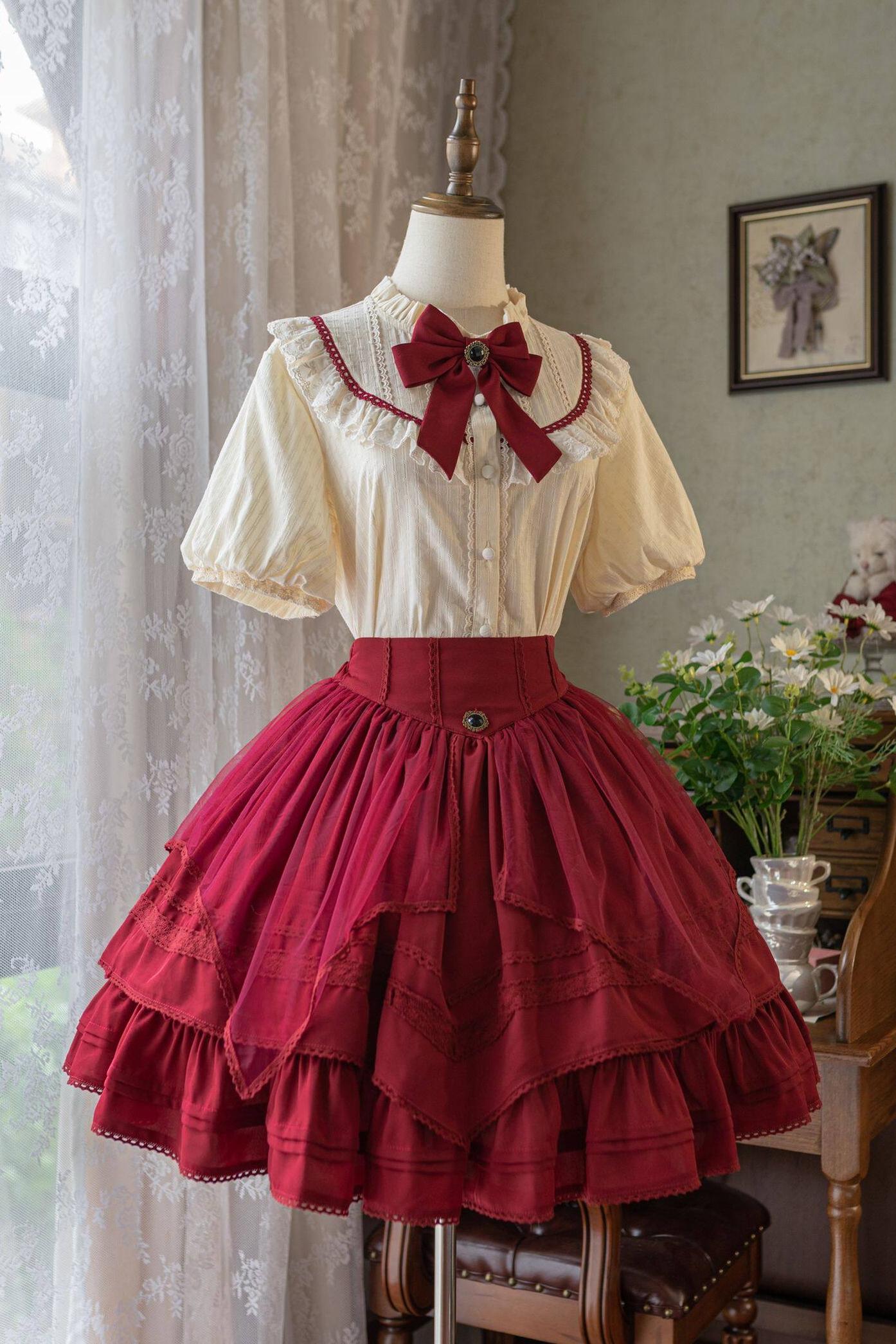 Rich Girl - Elegant Lolita Blouse and Skirt 8152:847856