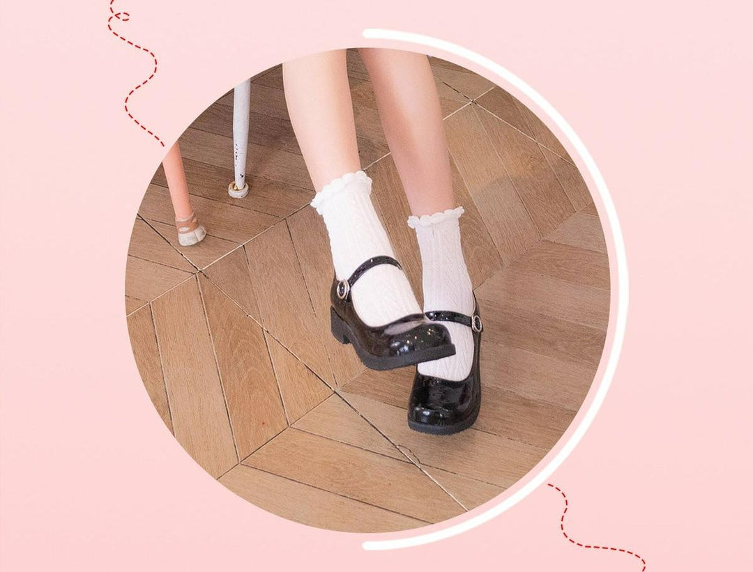 Sosic~Sweet Lolita Mary Jane Flat Shoes   