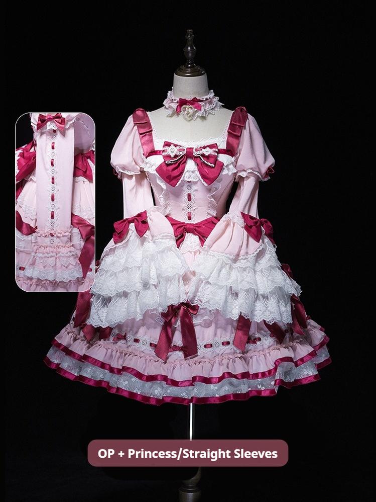 Mewroco - Berry Forest - Sweet Lolita Short-sleeved OP Dress and Matching Accessory (L M S XL) 42596:748504