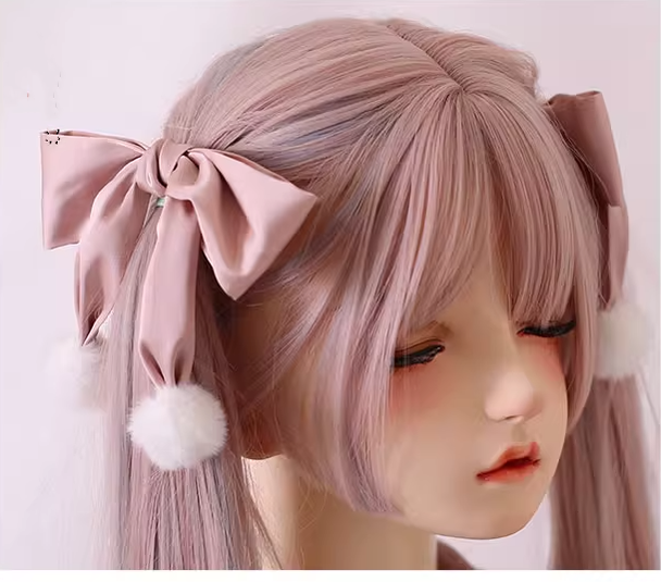 Xiaogui - Sweet Lolita Bow Hair Clips Multicolors