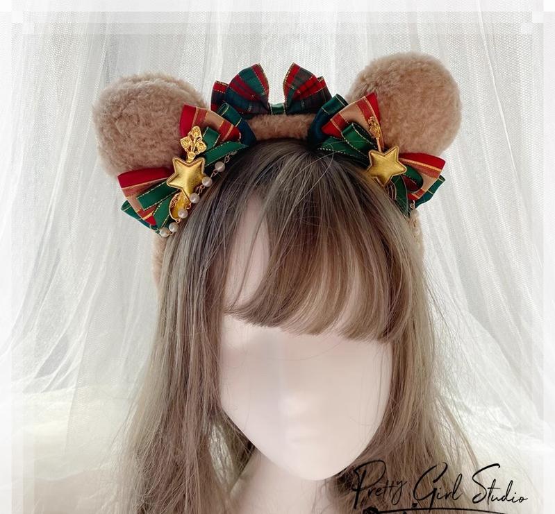 Pretty Girl Lolita~Sweet Lolita Headdress Christmas Lolita Accessories   