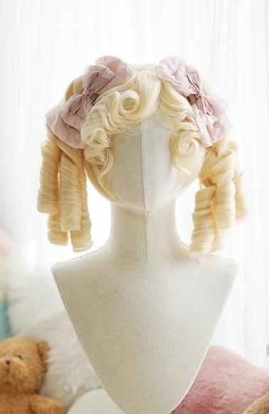 Imperial Tea~Daily Lolita Wigs Roman Roll Wig   