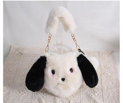 Xiaogui~Soft and Adorable Dog Bag~Sweet Lolita Pacha Dog Plush Soft Girl Handbag   
