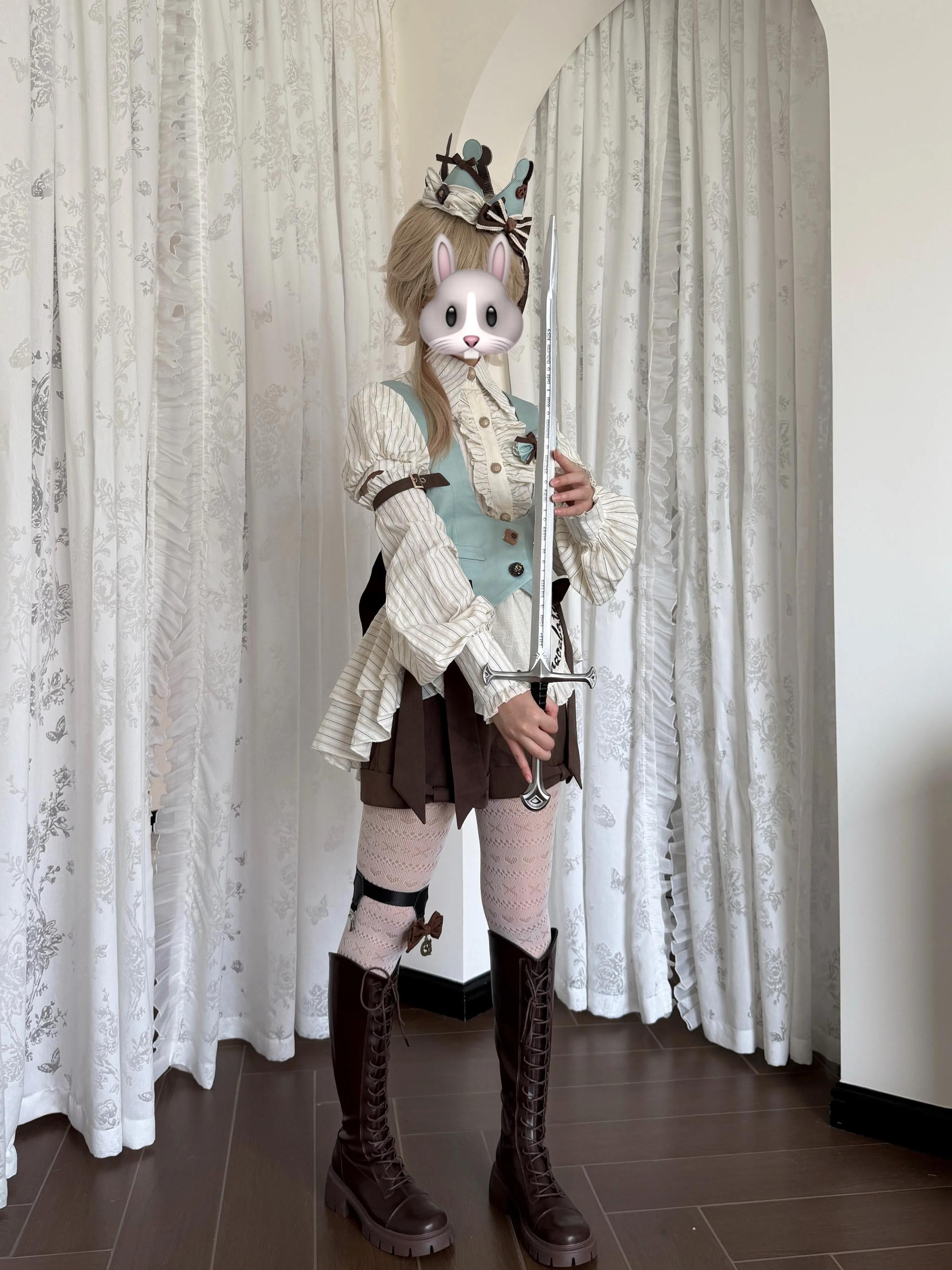 Dream Volley - Mint Chocolate Ouji Lolita Shorts or Skirt Set 45783:862332