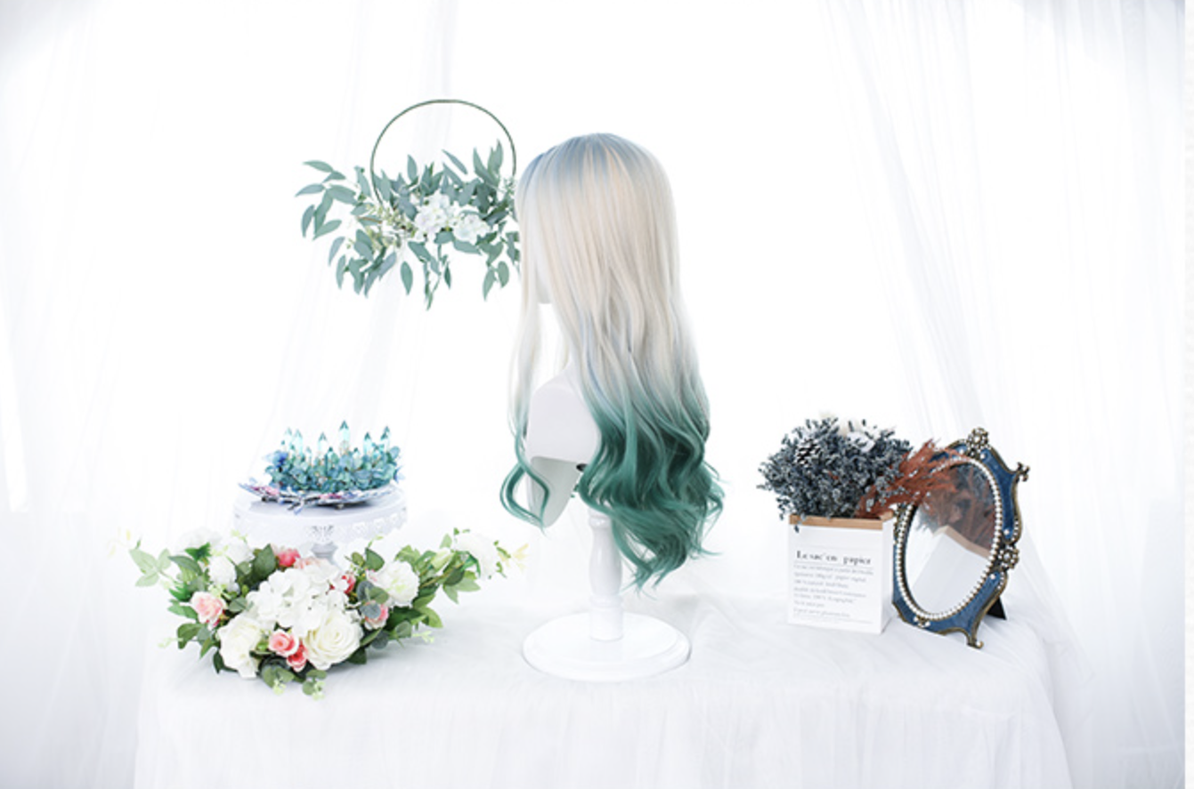 Dalao Home~Long Curly Gentle Gradient Lolita Wig   