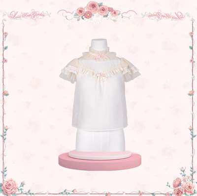 Flower and Pearl Box~Rose Garden~Elegant Lolita Dress Bridal Floral Dress XS Mesh innerwear 