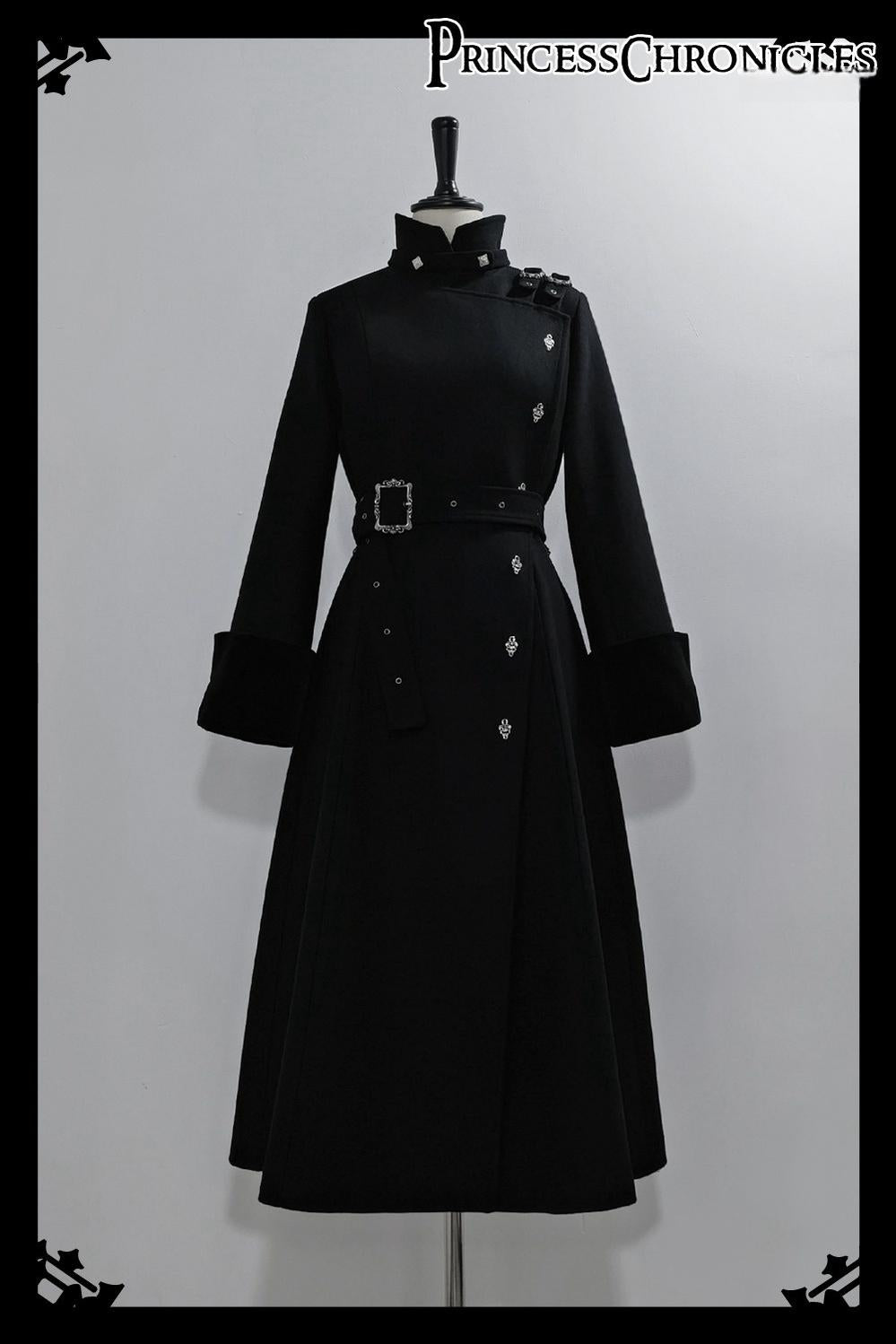 Princess Chronicles - Breakwave - Ouji Lolita Overcoat Retro Single-Breasted Handsome Coat Overcoat XS