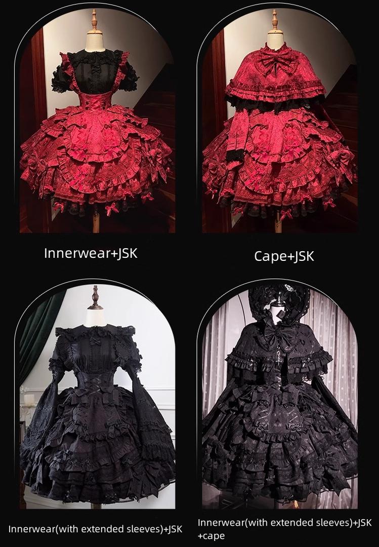 Lost Aqua - Vintage Lolita Dress Set Cotton Shirt