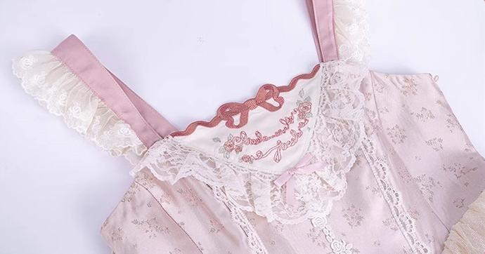 Flower and Pearl Box~Silk Ballet~Wedding Lolita JSK Dress Princess Bridal Dress 34050:442718