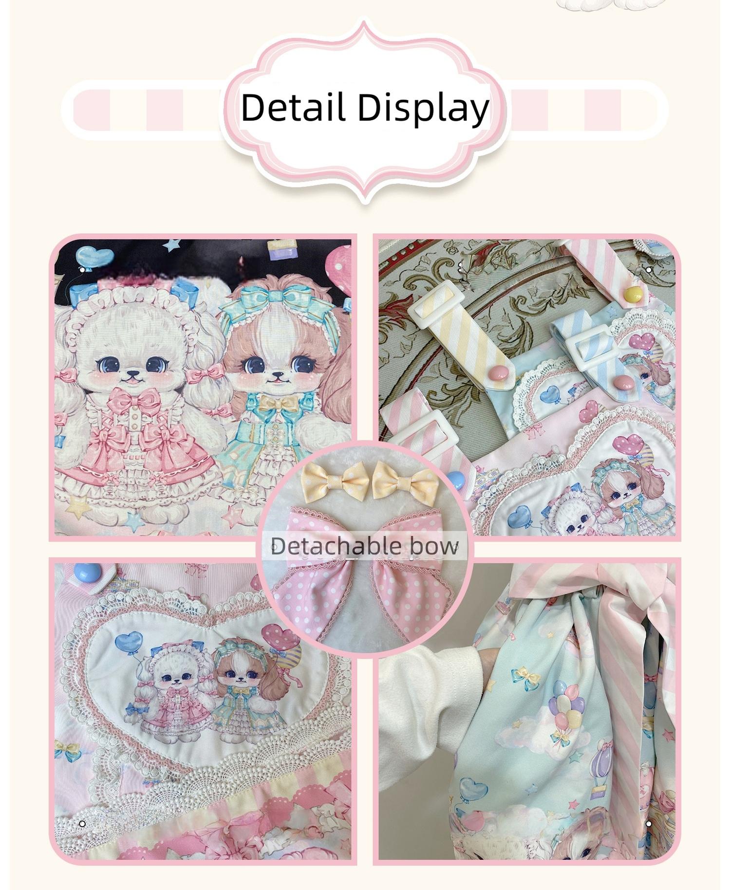 Puppy Parks - Sweet Lolita Kawaii Puppy Lolita Salopette