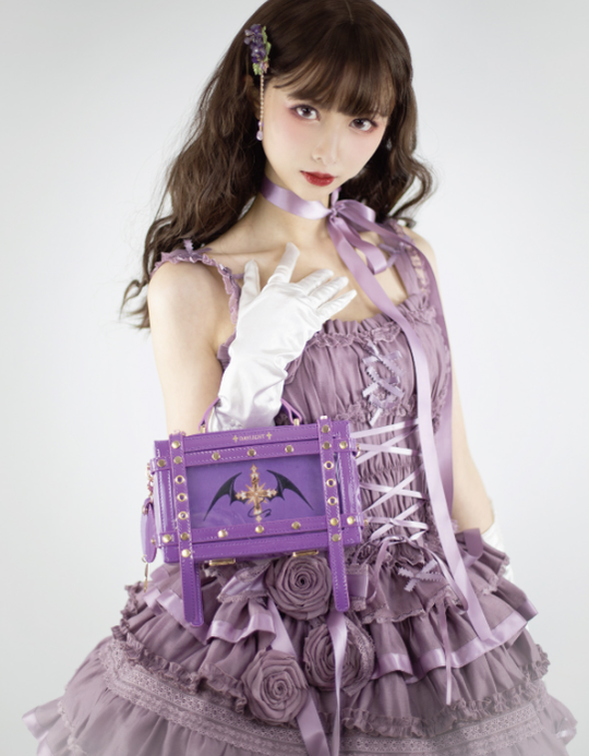 Daylight~Believer~Multicolors Gothic Lolita Itabag purple  