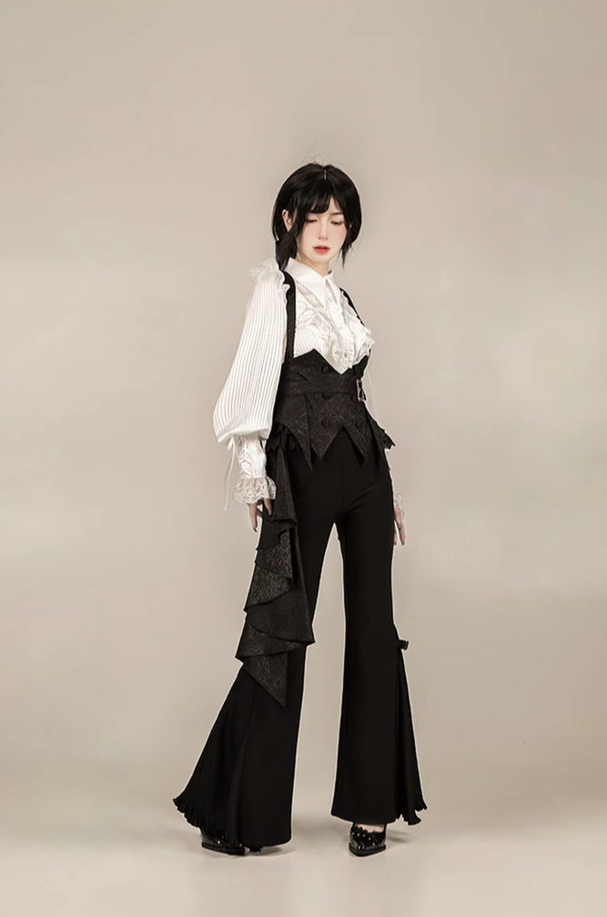 With PUJI~Hunter of Gold~Ouji Lolita Shorts/Pants Outfit Twins Set