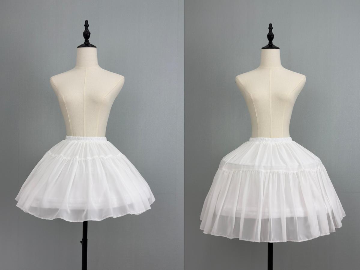 Adjustable Lolita Puffy Hoop Petticoat, 13.8"(35 cm) / 17.7"(45 cm) 46010:872172