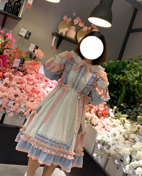 Niu Niu~Plus Size Lolita Dress Oversized OP Long Sleeve   