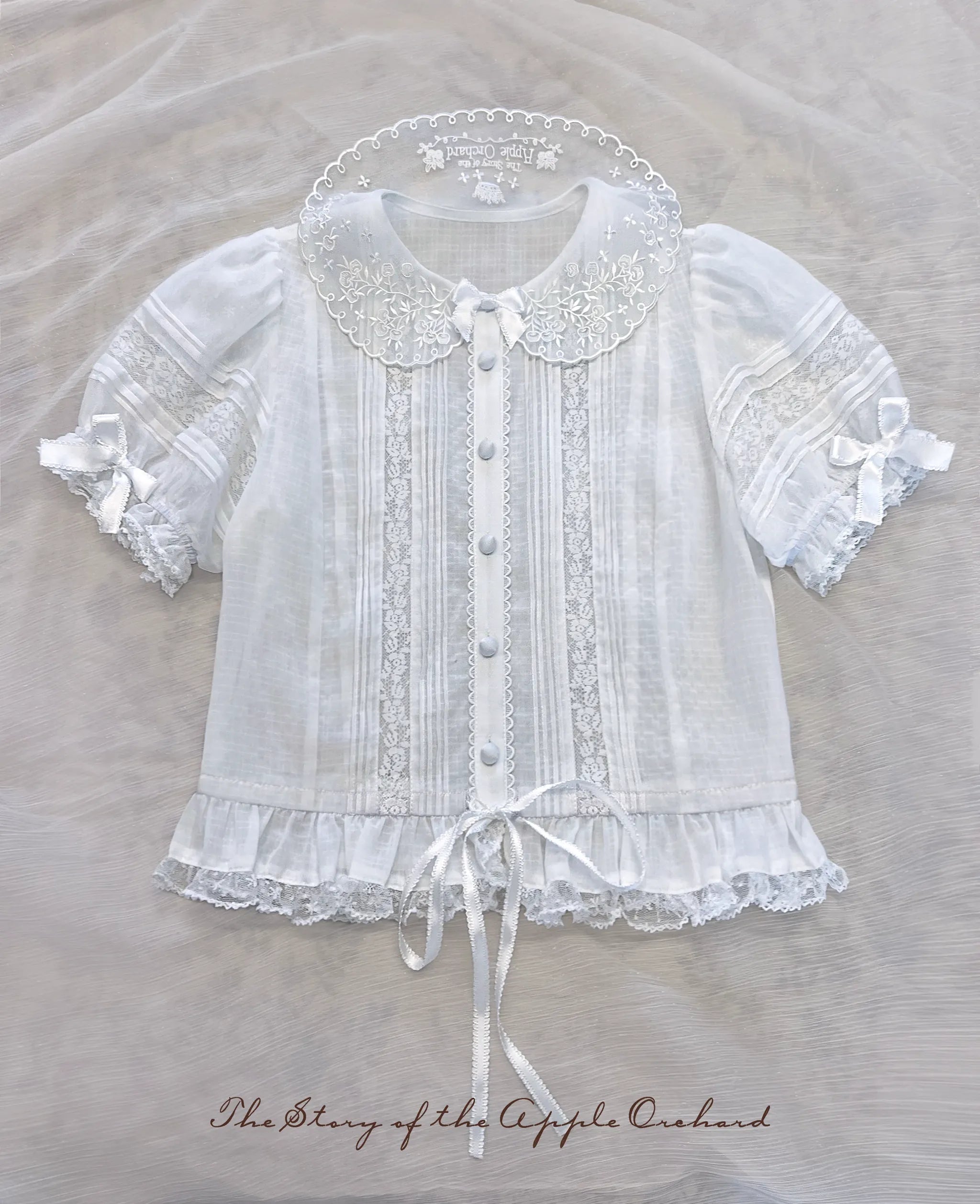 Puppet Show - Doll-like Lolita Embroidered Collar JSK, Puppet Show Print (2XL L M S XL) 45823:864721
