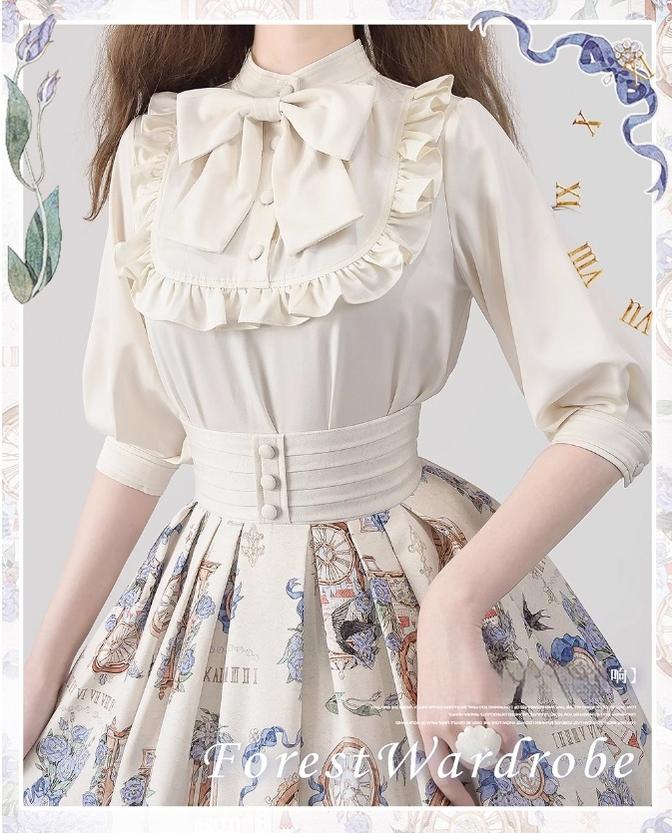 Forest Wardrobe~Eternal Echo~Sweet Lolita Skirt Classic Daily Lolita Blouse 20198:638278