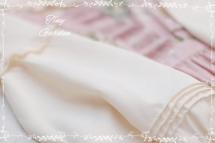 Tiny garden~Cute Lolita Blouse Long Sleeve Lolita Shirt   