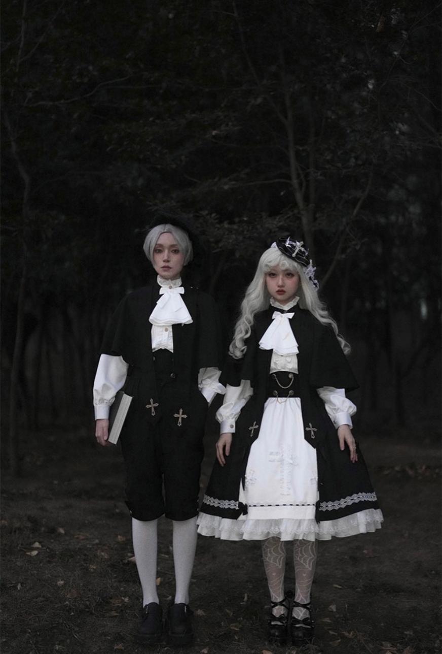 CastleToo~Holy Academy~Gothic Lolita Prince Skirt Set 4790:725587