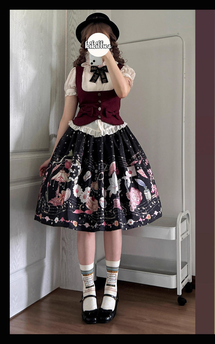 Yukines Box~Suyu Flower Sea~Elegant Lolita Dresses Floral Print JSK SK   