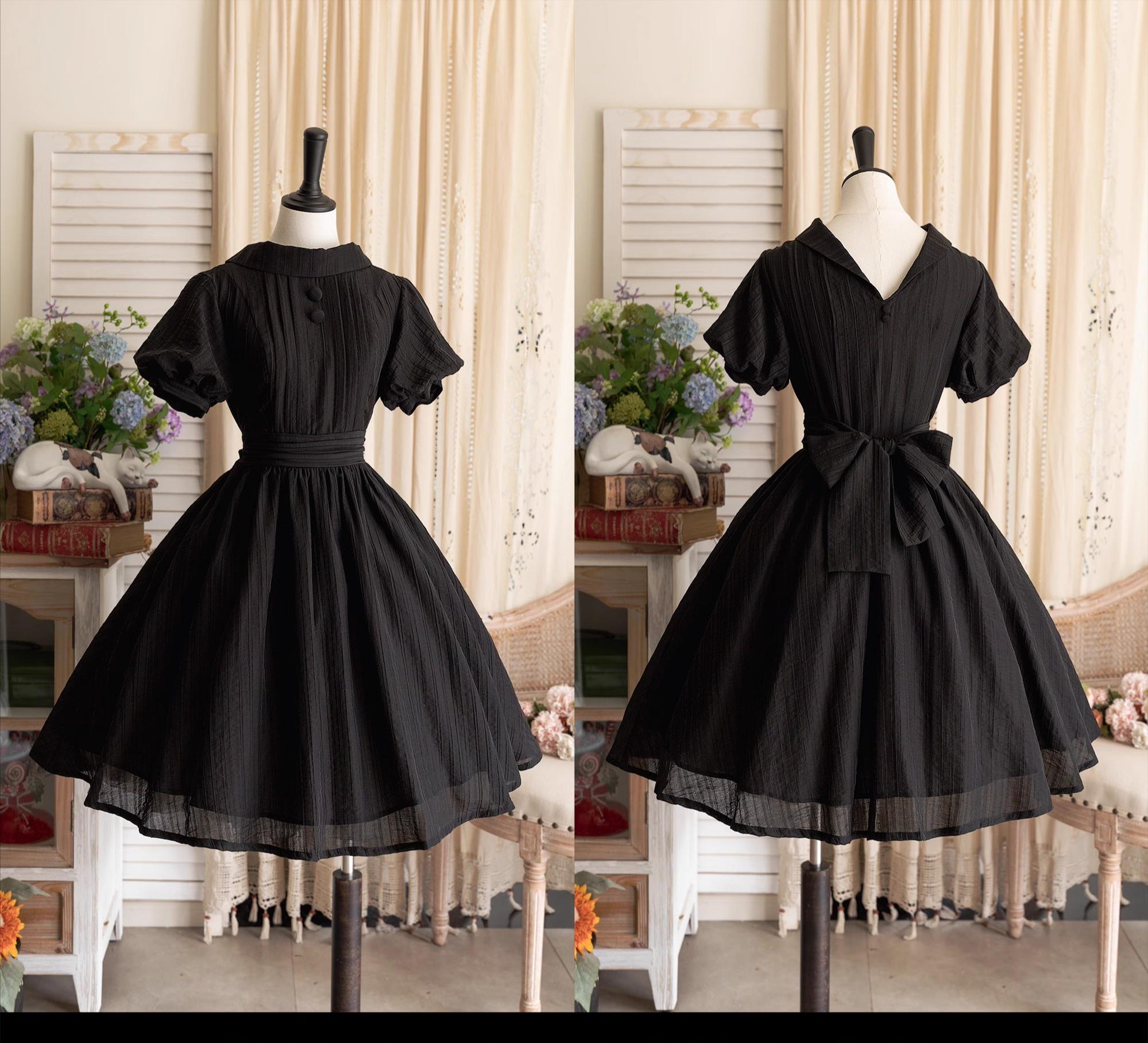 Forest Wardrobe~Forest Gallery~Classic Lolita OP Dress Country Style Tencel Dress 38364:589560