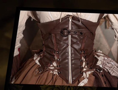 (BFM)Ocelot~Hunter~Steam Hunter Style Merad Lolita Dress Full Set   