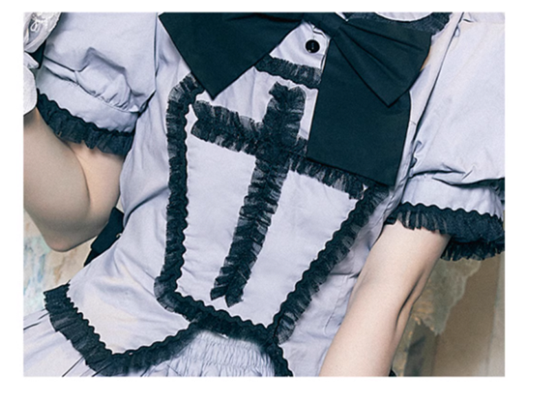 (Buyforme)Confession Balloon~Halloween Cross Lolita OP Dress   