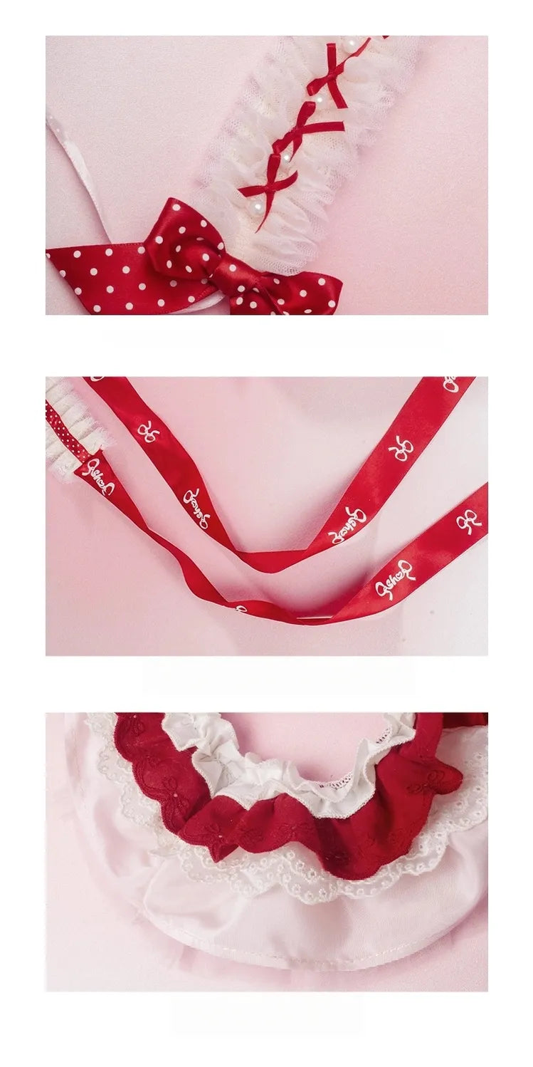Sweet Lolita Lamb Plush Bag, Adjustable Bag Strap 45489:851551