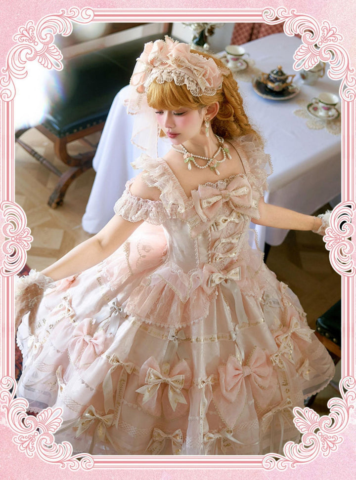 Puppets and Doll - Dream Bow - Bow Decoration Voile Gorgeous Lolita JSK