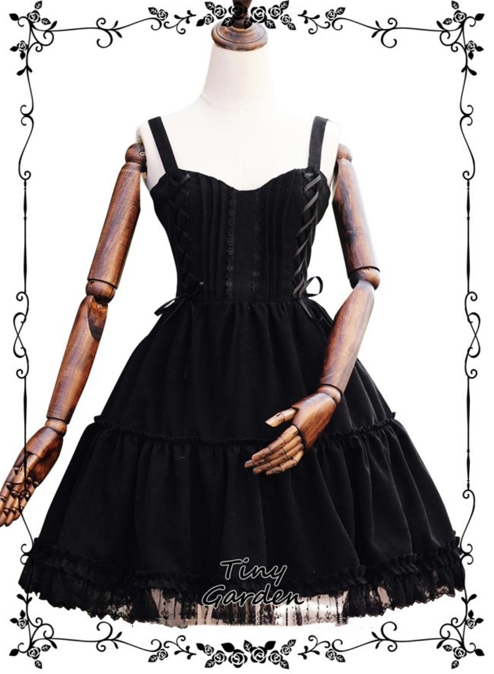 Tiny garden - Garden Waltz 1.0 Burgundy Autumn Winter Lolita JSK