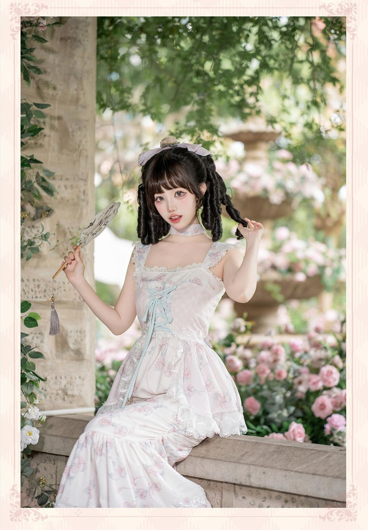 Bramble Rose~Exquisite Luo Shen~Qi Lolita OP Dress Chinese Style Lolita JSK 41402:694202