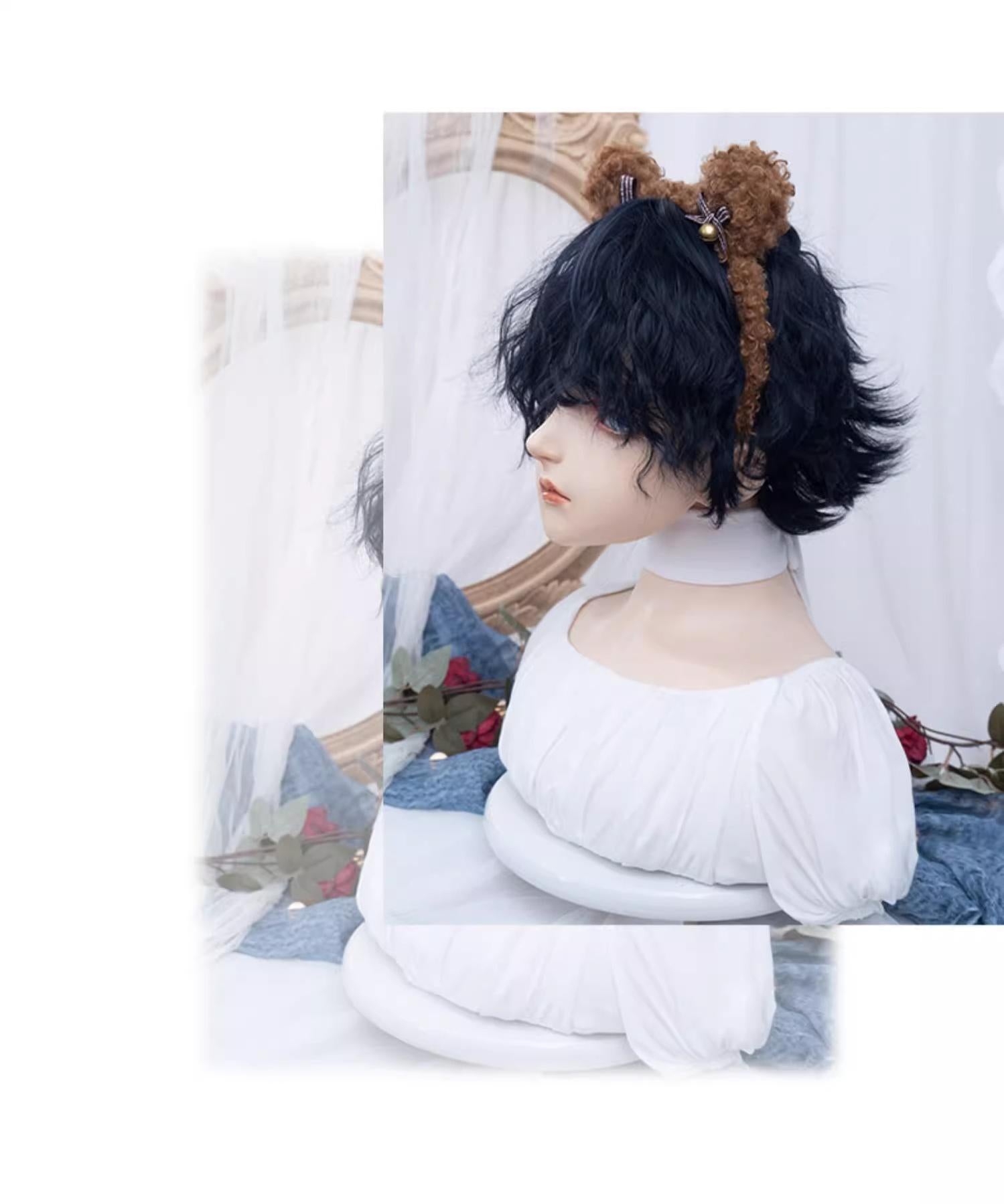 Alicegarden - Ouji Lolita Wig Short Curly Male Lolita Wig