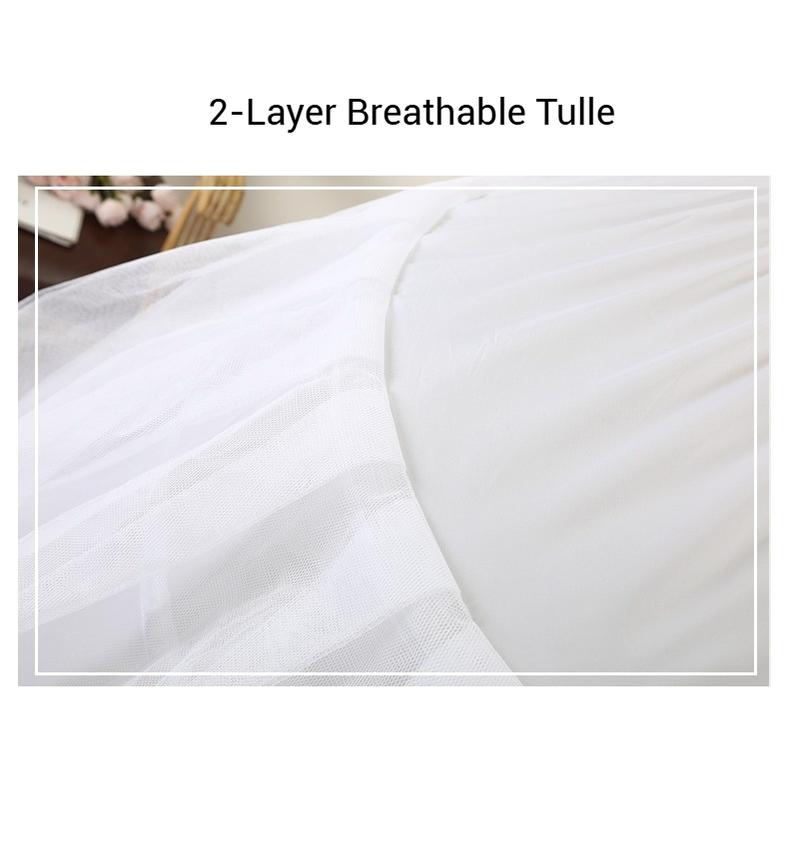 Manyiluo - Wedding Lolita High Volume Long Petticoat | 44.1" (112 CM)