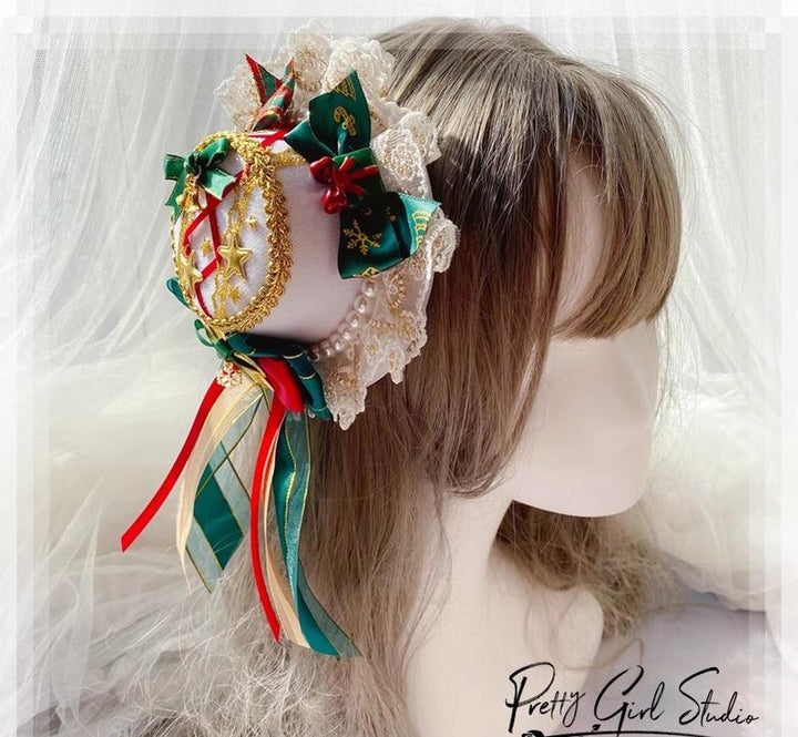 Pretty Girl Lolita~Sweet Lolita Headdress Christmas Lolita Accessories   