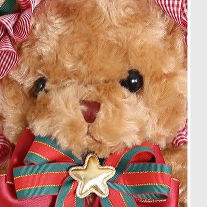 Xiaogui~Kawaii Lolita Brown Bear Christmas Bag   