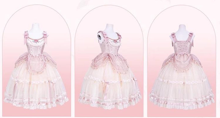 Flower and Pearl Box~Silk Ballet~Wedding Lolita JSK Dress Princess Bridal Dress 34050:442780