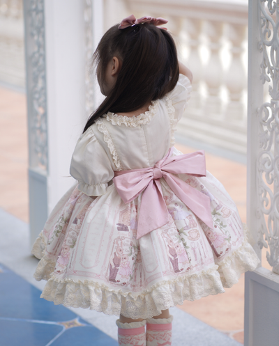 3 Puppets~Rabbit Fairy Tale Country~Sweet Kid Lolita OP Doll Dress   