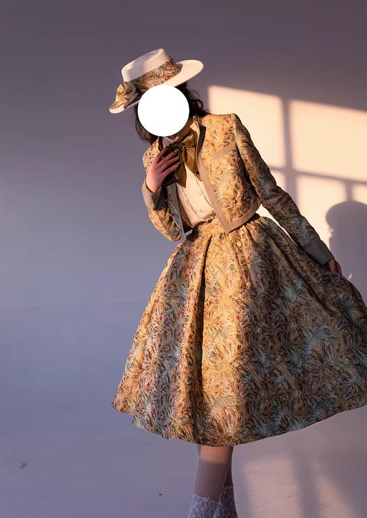 ZJstory~Gilded Years 4.0~Retro Lolita Dress Suit Elegant Lolita Coat Set