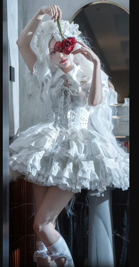 OCELOT~Contract Cross~Gothic Lolita Elegant JSK Multicolors   
