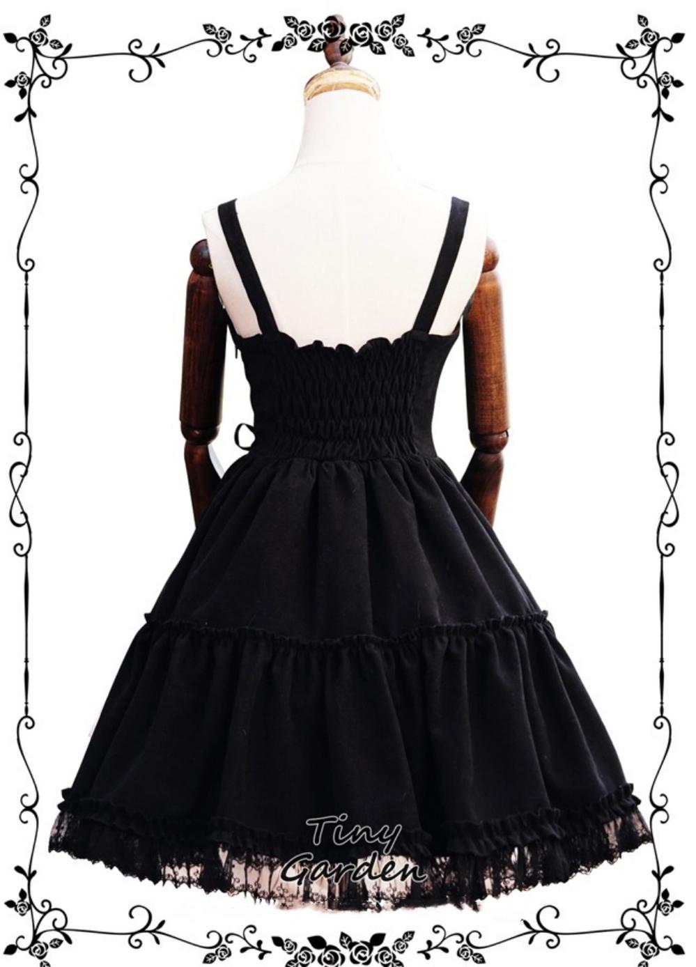 Tiny garden - Garden Waltz 1.0 Burgundy Autumn Winter Lolita JSK