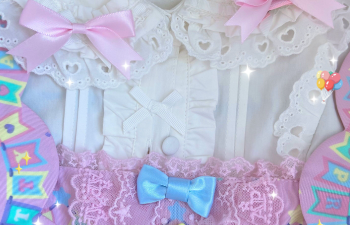 Bear Doll - Kawaii Lolita Bow Brooch and Hair Clip