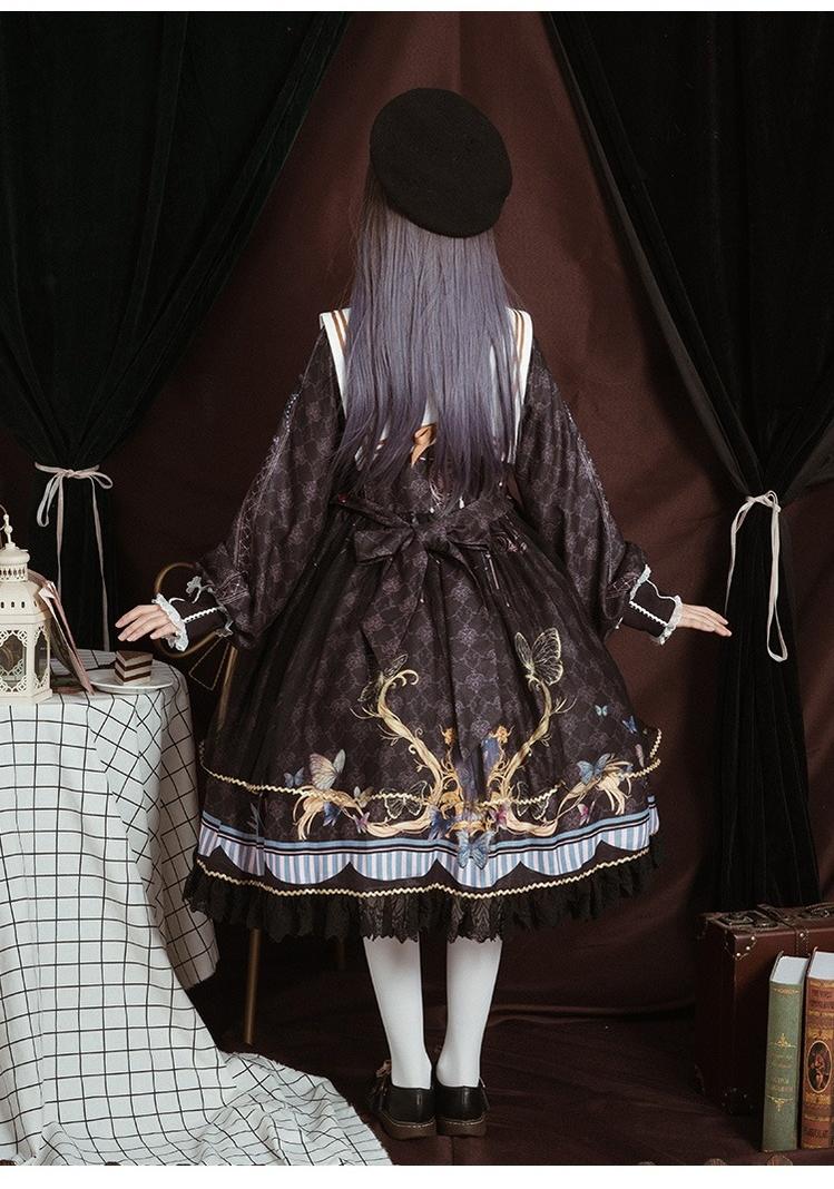 OCELOT~Classic Lolita OP Sailor Collar Elegant Lolita Dress   