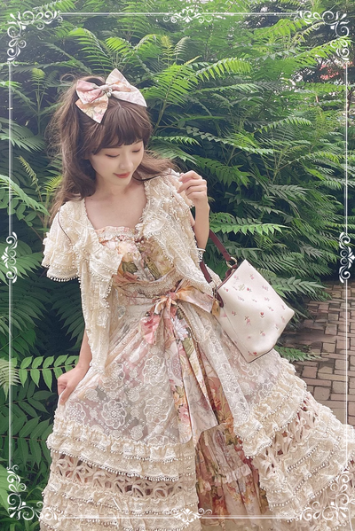 Aurora&Ariel~Daily Lolita Blouse Cotton Embroidered Lace Shirt   
