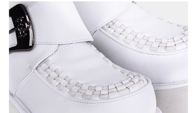 Angelic Imprint~Punk Lolita White Platform Shoes   