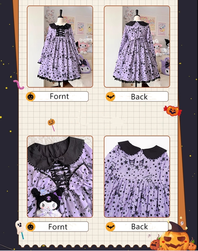 (BFM)Confession Balloon~Star Witch Lolita Dress OP Japanese Lolita Halloween   