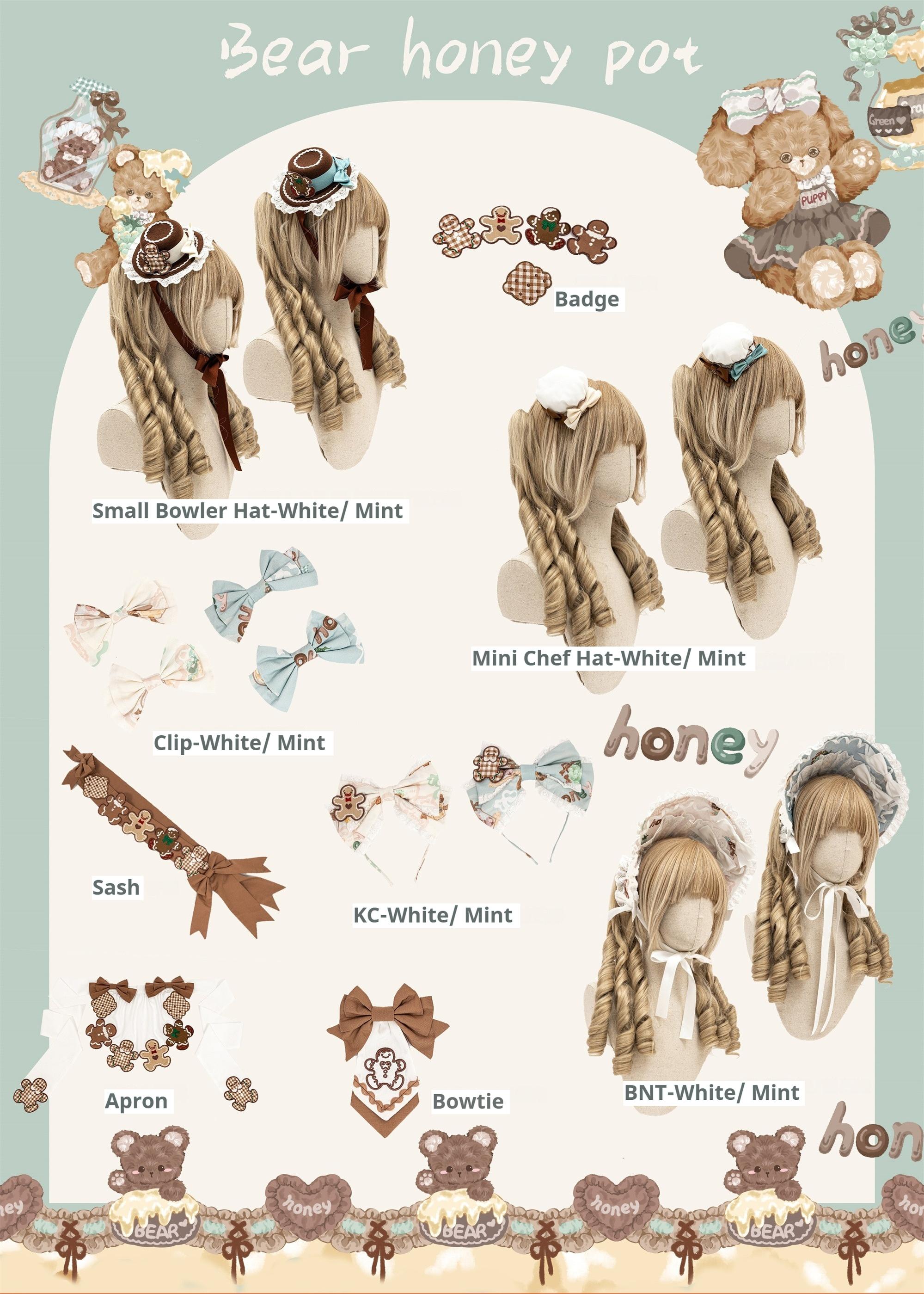 Babyblue~Bear Honey~Sweet Lolita Accessory Gingerbread Man Design 40364:660990