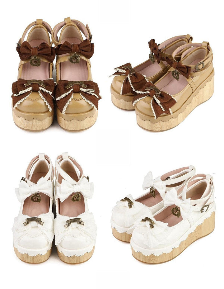 MODO~Hide and Seek~Kawaii Lolita Platform Shoes Thick Sole Shoes