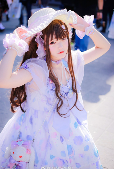 DearCeline~Midsummer Night's Dream~Daily Lolita Organza Covering Smock   