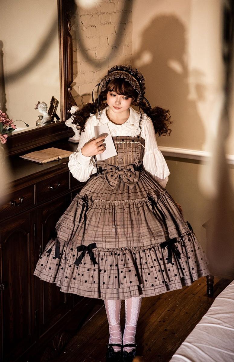 Dawn and Morning~Forest Diary~Plus Size Lolita Dress Suit Elegant CLA Lolita JSK 31426:649736