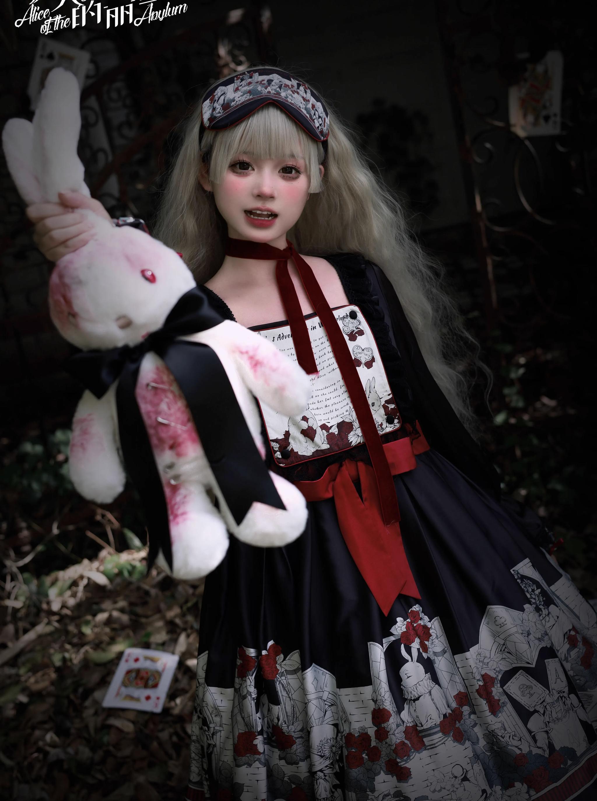 Caged Bird Hotel - Alice - Kawaii Lolita Dress OP Dress Sleepwear