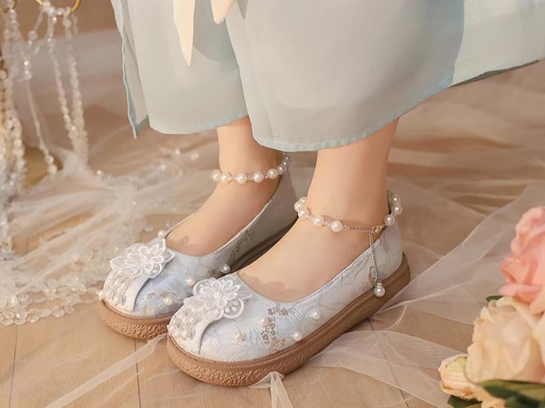 Yana~Lianhua Yana~Han Lolita Platform Shoes Chinese Style Shoes   